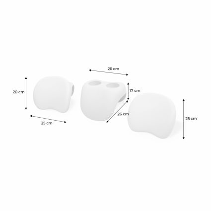Sottobicchieri Auto Assorbenti In Ceramica Con Rana | Set Da 2, Diametro 6,5 Cm, Antiscivolo