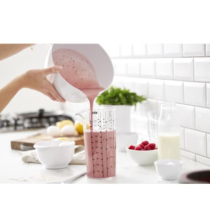 Set De 3 Pichets Doseurs En Plastique Transparent - 1L, 500ml, 250ml, Graduations Faciles à Lire, Sans BPA, Lave-vaisselle, Poignée - 3