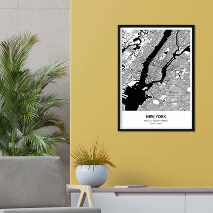 Stampa Su Tela Banksy 'Pioggia Colorata' Con Cornice – Formato A3 (40,6x30,5 Cm), Stampa Epson, Tela 320g/m², Multicolore