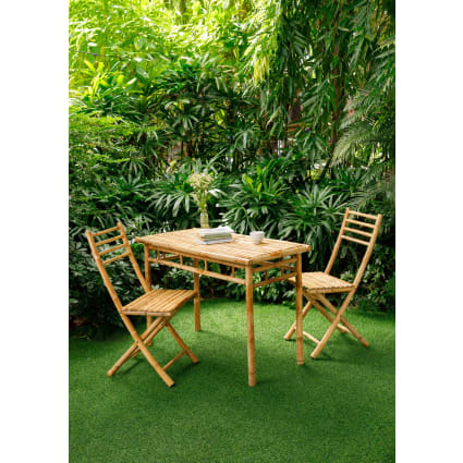 Tavolo da pranzo in legno di bambú L110 Maisons du Monde - Main Image