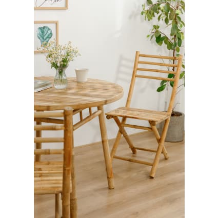 Tavolo da pranzo in legno di bambú D90 Maisons du Monde