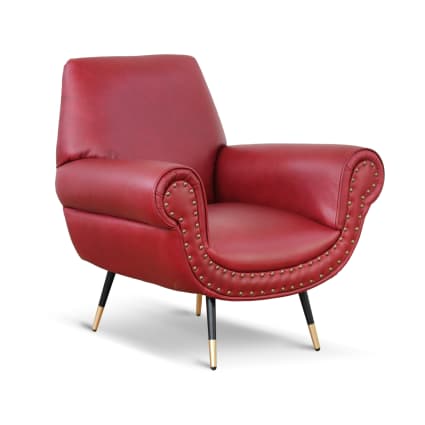 Schienale Poltrona A Fiore Design Poltrona Design Vintage Pelle