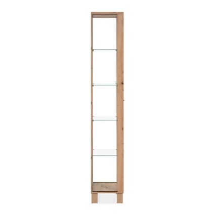 Armoire Avec 1 Porte Et 1 étagère En Panneaux De Particules Et Verre
