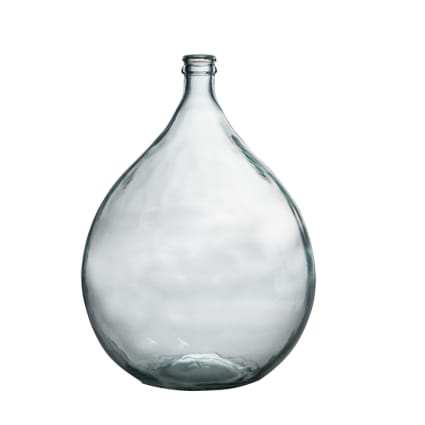 Bouteille 34 l en verre recyclé transparent / cristal Dame jeanne | Maisons du Monde