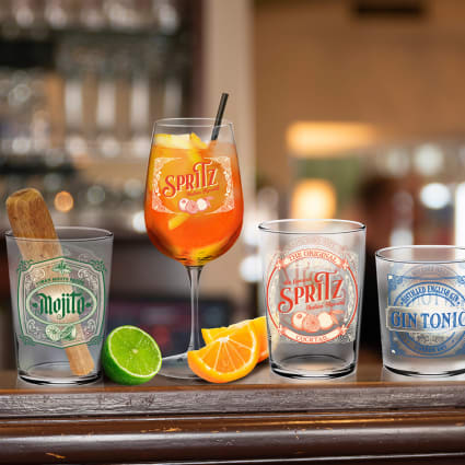 Lot De 6 Verres à Cocktail Ballon Elvia Havana62 - 0,62L - Pour Gin Tonic Et Long Drinks - Lavable Au Lave-vaisselle