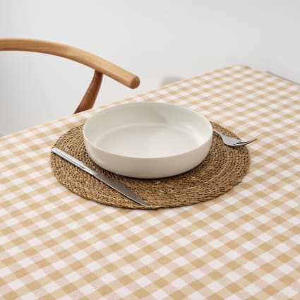 Chemin De Table Rectangulaire Anti-taches Imperméable Vichy à