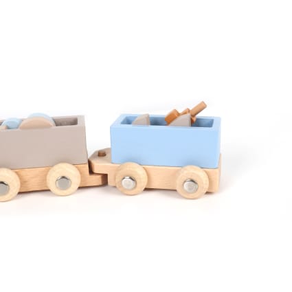 Mentari Holzspielzug Set – Mit Zubehör, Für Kinder Ab 3 Jahren