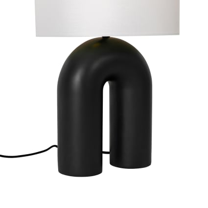 NUOBESTY Paralume In Ferro Vintage Nero – Lampada Da Tavolo O Terra, Foro 4,2 Cm, Elegante E Moderno