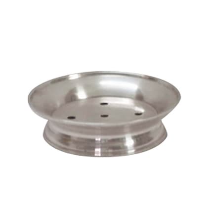 Porte-savon en laiton finition argent - L13 cm