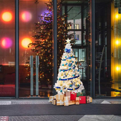 Knstlicher Weihnachtsbaum aus PVC 150 cm, Wei | Maisons du Monde