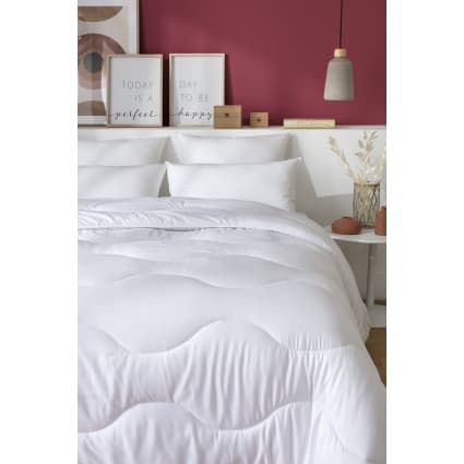 MORTREUX Couette Tempérée Blanche - 1personne 140x200 - Mi Saison