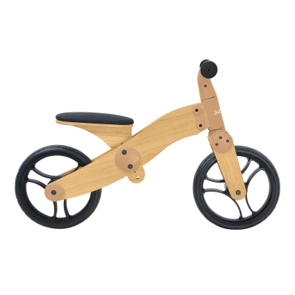 Hauck Balance N Ride Turtle – Draisienne Bébé Bois Évolutive 2 Ans, Roues Pneumatiques 12", Équilibre Et Motricité Ludique