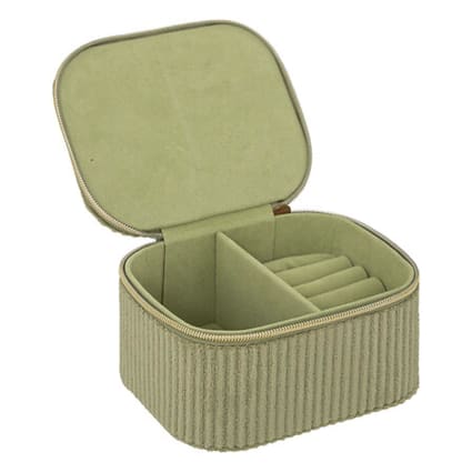 Boîte à Bijoux En Velours Noir HUIMALL - 9 X 9 X 4,5 Cm - Parfaite Pour Ranger Bracelets Et Bagues