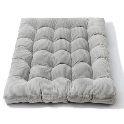 Tissu Effet Lin Enduit Rayures Gris et Marron