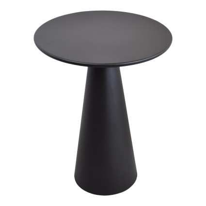 Beistelltisch aus Metall, 60x44 cm, Schwarz