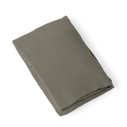 Tissu Lin Lavé Rayé Gris Et Blanc - Vendue Au Demi-mètre, 140 Cm De Large