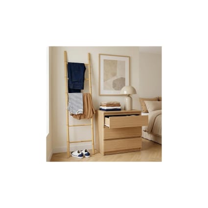 Bambou porte-serviettes 6 niveaux 190 x 50cm
