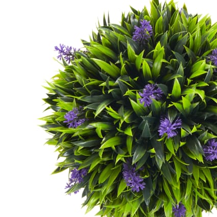 Plantes Artificielles En Polyéthylène - Lot De 2, 60 Cm Avec Pot - Décoration Intérieure/extérieure Sans Entretien