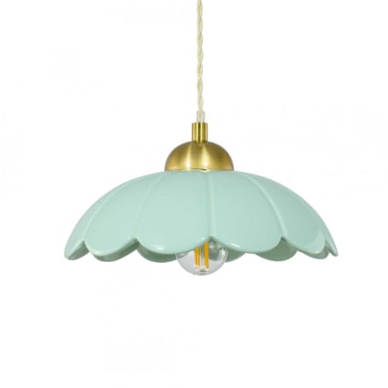 Suspension Bloomingville / Avec pot de fleurs - 30 cm - Noir or - Métal | Made In Design