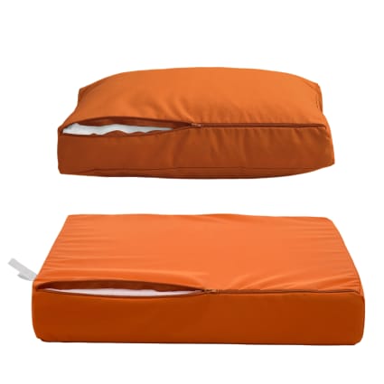 Coussin De Chaise Carré 35x35 Cm - Tissu Coté, Doux Et Lavable - Pour Jardin, Terrasse, Salon, Voiture