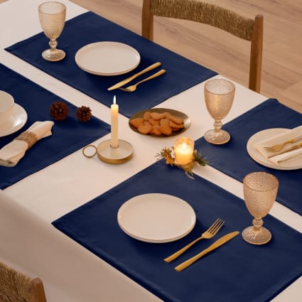 Läufer 32642 - Tovaglietta americana trasparente, 25 x 30 cm, rettangolare, marrone al quarzo, per caffè, vasi di fiori, macchina da caffè, per sala conferenze, ricevimenti, ufficio e cucina