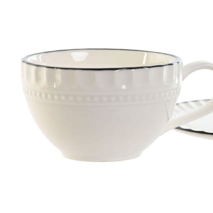 PORCELLANA Solotua Tasse à Café Avec Soucoupe Lettre P 7,6 ML Dans Une Boîte Cadeau