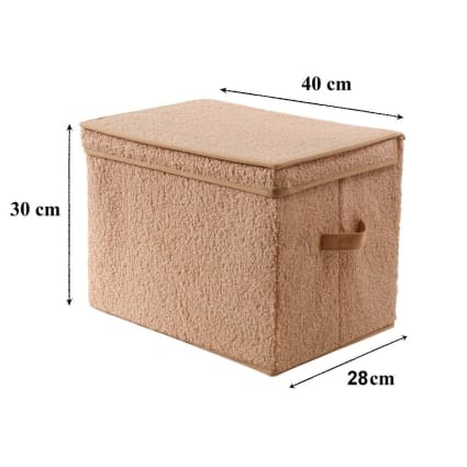 Lot De 7 Boîtes De Rangement En Corde De Coton - Organisateur Décoratif Pour Placard, étagère Ou Salle De Bain | Sans Plis, Tissu Doux (Gingembre Mélangé)