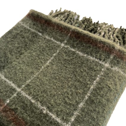 Coperta Adamello Check Frangiata di Lanerossi