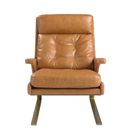 Ledersessel aus Leder in Camel Fauteuil