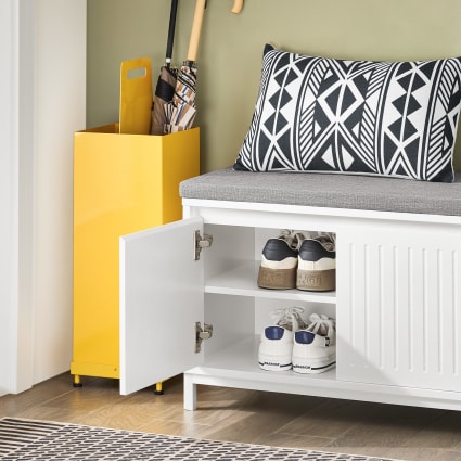 Prévente FSR23-II-WN Banc Chaussures Entrée Rangement - Meuble à