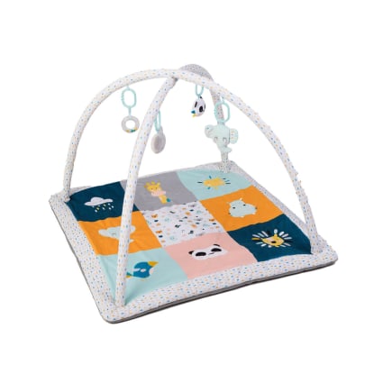 TOGOU2S Juego De Peluches Zoológicos Sensoriales Para Bebés 6-12 Meses – Animales Con Sonidos, Espejo Y Tapete