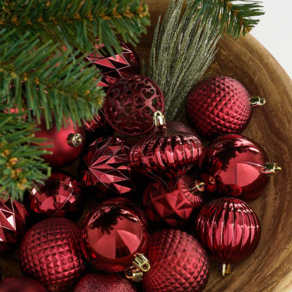 Palline albero di Natale fai da te con vecchie cartoline | Ohga