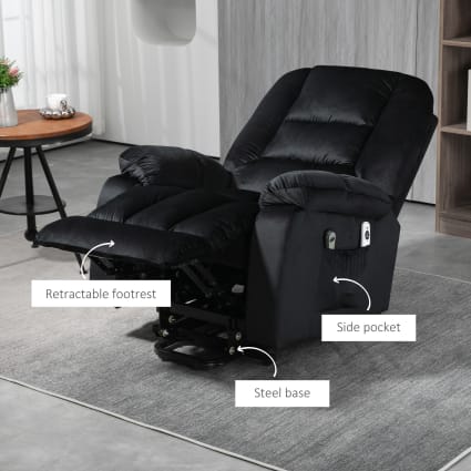 Chaise Massant BINGO - Fauteuil Relax Avec Fonction De Massage Crème