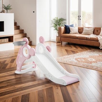 GLACER Tobogán 4 en 1 para niños pequeños, tobogán plegable para bebé GLACER Tobogán 4 en 1 para niños pequeños, tobogán plegable para bebé