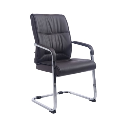 Sedia con seduta in Finta pelle Colore marrone Anubis Maisons du