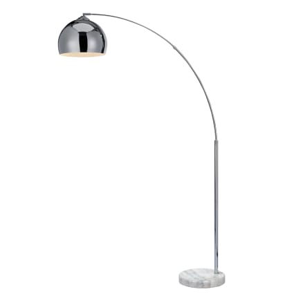 Lampadaire arco, Chromé, 170cm