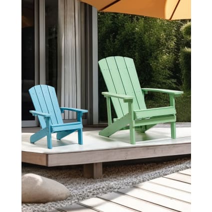 Sedia da giardino Verde chiaro Adirondack Maisons du Monde