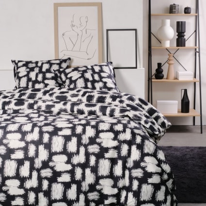 TODAY Sunshine Parure De Lit 2 Personnes 240x220cm Coton Imprimé - Blanc