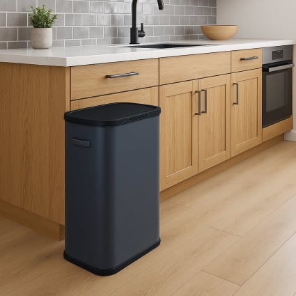 Cestino Pedale Per Cucina ADMIRAL 50L – Acciaio Inox Spazzolato Con Coperchio A Chiusura Ammortizzata