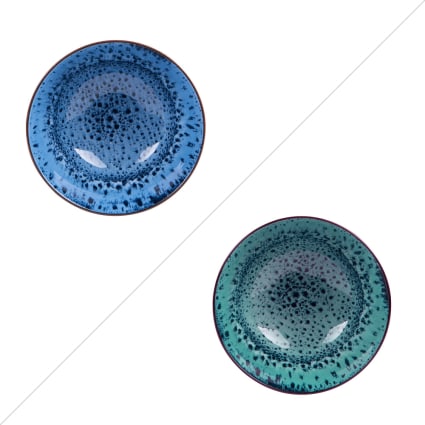 Lot De 2 Bols En Porcelaine Kütahya - 15 Cm De Diamètre, Va Au Lave-vaisselle, Design Simple