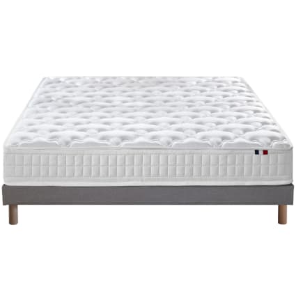 Promo Ensemble Matelas + Sommier Tandem 140 X 190 Cm chez Conforama