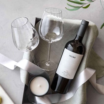Joeyan Bicchieri Da Vino Incisi 500ml | Set 4 Pezzi Vetro Senza Stelo | Cristallo Senza Piombo | Lavabili In Lavastoviglie | Idea Regalo
