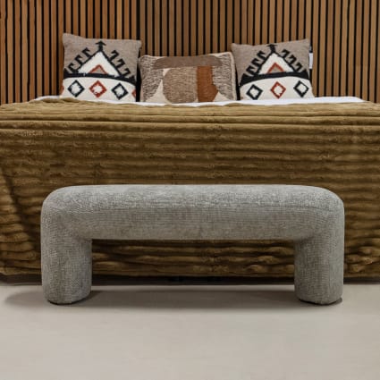 Flurbank aus Stoff 110cm, taupe Raven