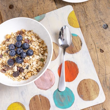 Grourarty Lot De 6 Sets De Table Ronds En Liège épais Marron Pour Plats Chauds, Cuisine, Lait, Café, Plante, 19 Cm