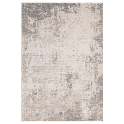 Moderner Flachgewebeteppich Grau 200x300 cm Flow