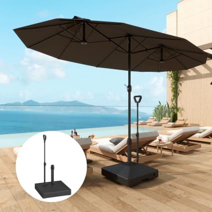 Pied De Parasol Universel CampAir à Pointe 46cm - Diamètre 42mm Pour Gazon Et Sol