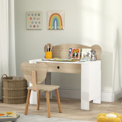 Table Et Chaise Enfant Réglables En Hauteur - Bureau Convertible Pour Dessin, Lecture, Repas | Gris, Plastique Durable - 3