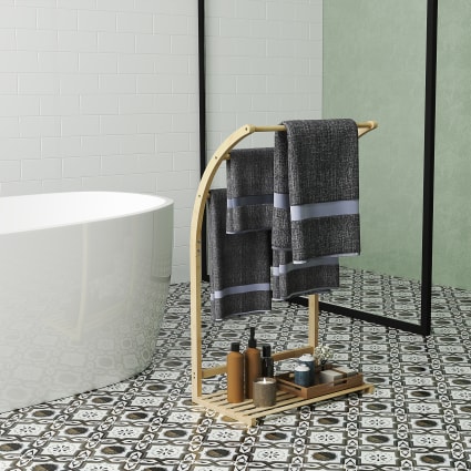 Porte-serviettes Mural Avec Crochets, Porte-serviettes Autocollant