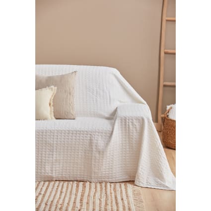 Bettdecke Weiß 240x260 für 135-150er Bett Panal