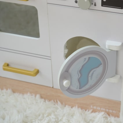 Cuisine Enfant En Bois Little Chef Avec Jardin - Teamson Kids | Four, Évier, Machine à Laver + Accessoires